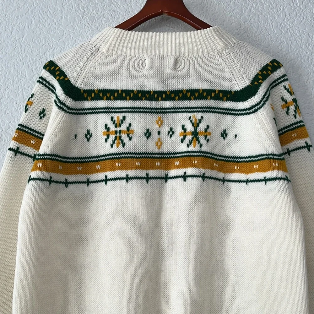 Vintage 70s JCPenney Acrylic Fair Isle Swester